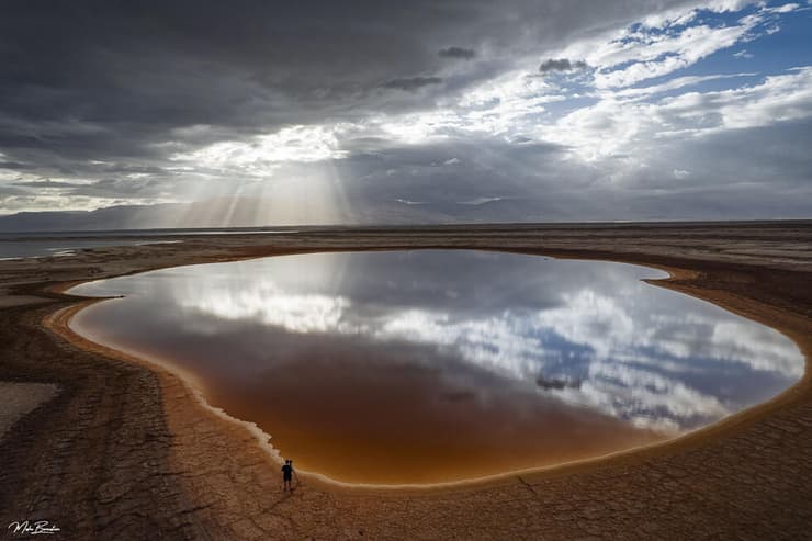 צילום רחפן מים המלח