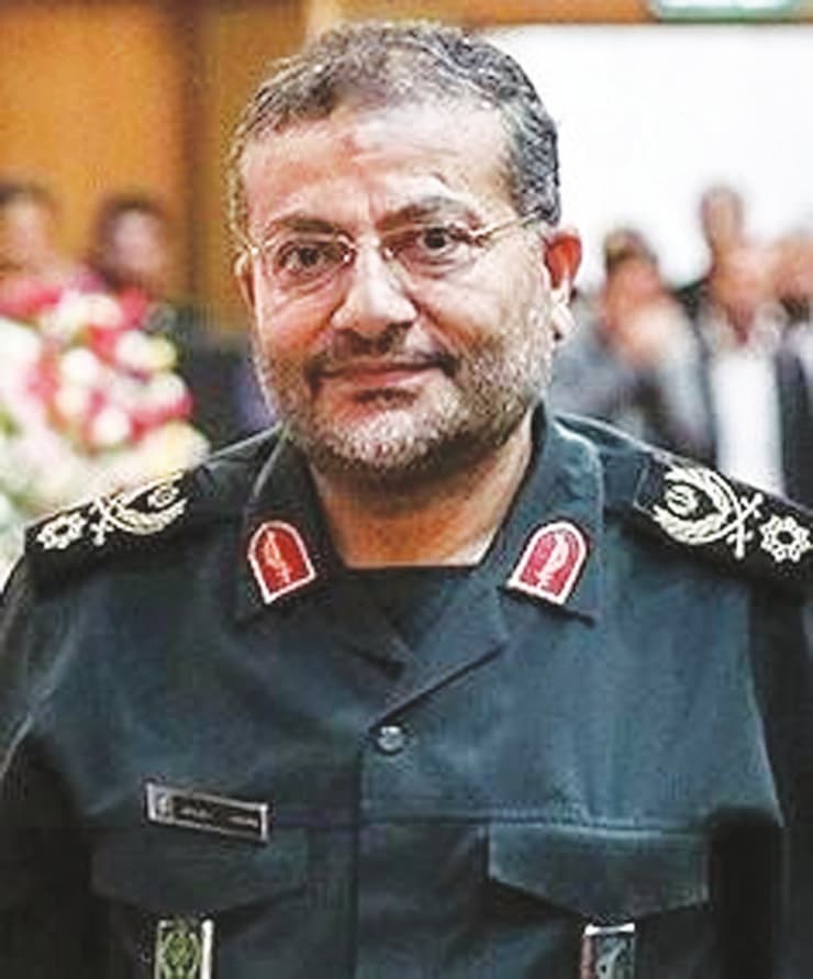 מפקד הבסיג' במשטר האיראני, גולאם רזא סולימאני, שחוסל יחד עם סגנו קאסם קוריישי בתקיפה בטהרן