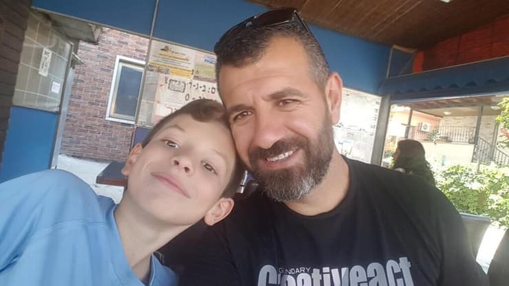 סא"ל מחמוד חיראלדין ז"ל עם בנו אחמד