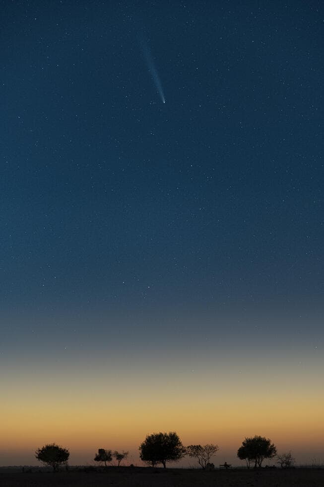 שביט אטלס במצפה אוכברג