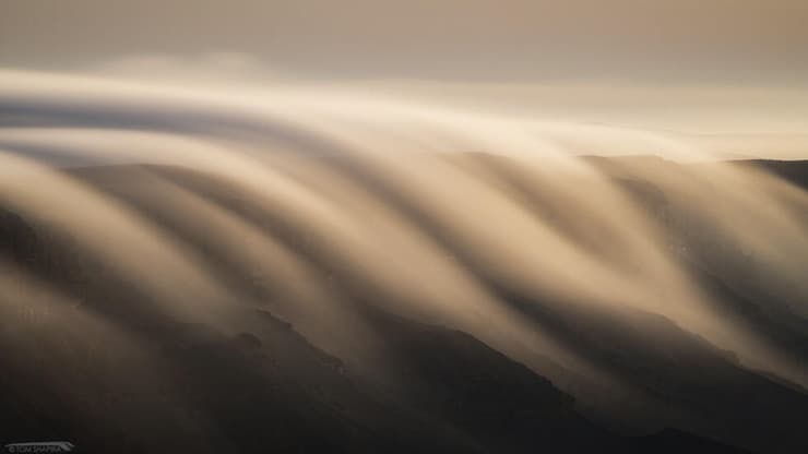 גלישת עננים במכתש רמון