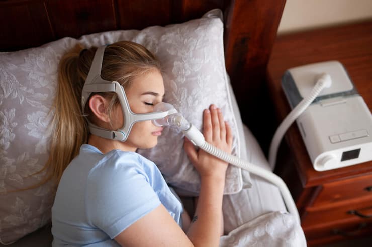שימוש במכשיר CPAP למניעת דום נשימה בשינה