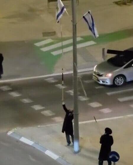 נתפסו כשהם תולשים דגלי ישראל בערב יום הזיכרון בבית שמש