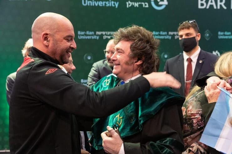 אוניברסיטת בר-אילן העניקה תואר דוקטור לשם כבוד לנשיא ארגנטינה חאבייר מיליי