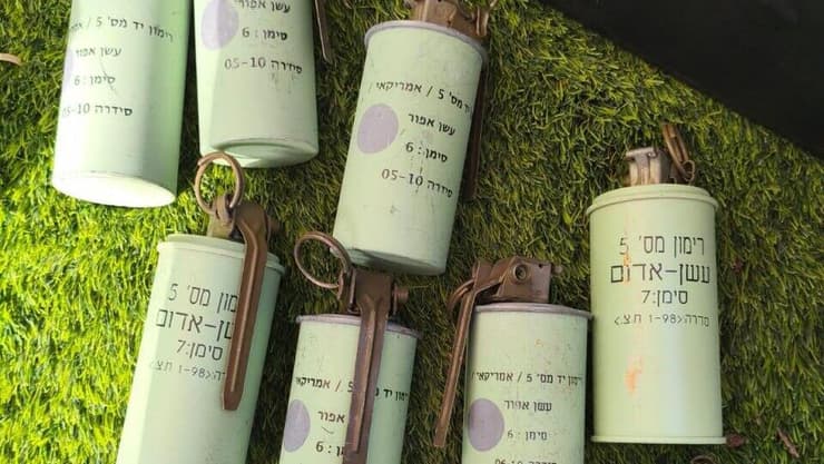 אמל"ח שנתפס אצל חייל