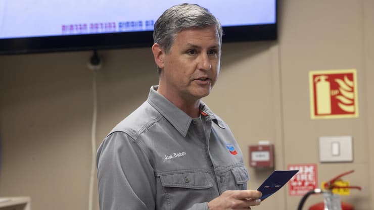 ג'ק בייקר, מנכ"ל איזור מזרח הים התיכון בתאגיד שברון