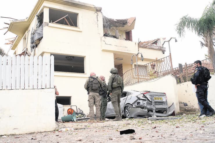 זירת נפילה בקריית שמונה