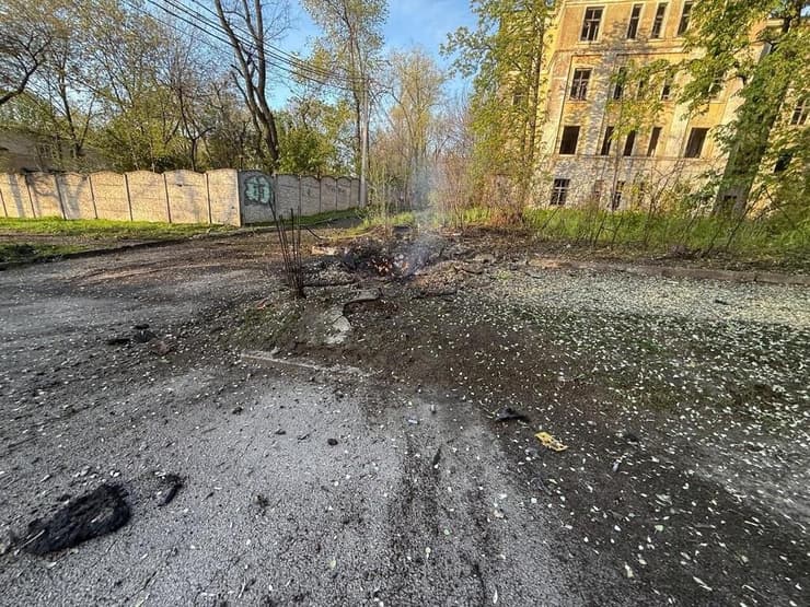 המקום שבו פגע הכטב"ם