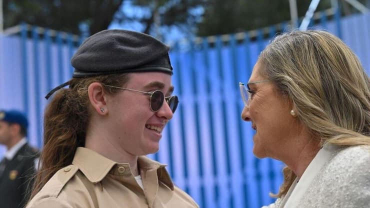 מיאה ליימברג ומיכל הרצוג בטקס החיילים המצטיינים של יום העצמאות ה-78