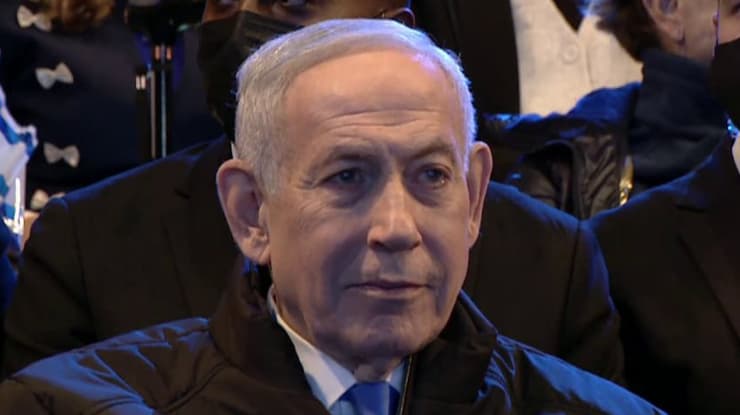 ראש הממשלה ורעייתו בטקס הדלקת המשואות