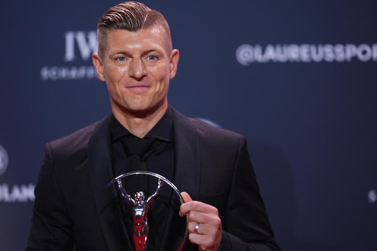 טוני קרוס בטקס פרסי הספורט העולמי של לוריוס