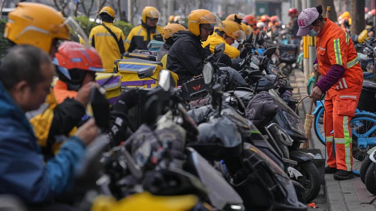 שליחי אוכל בבייג'ינג