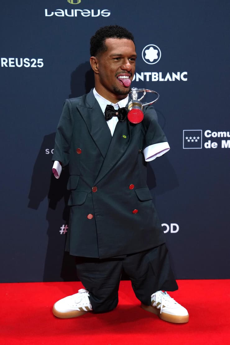 גבריאל דוס סנטוס אראוז'ו בטקס פרסי הספורט העולמי של לוריוס