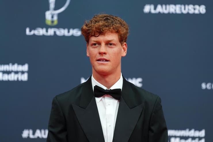 יאניק סינר בטקס פרסי הספורט העולמי של לוריוס