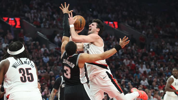 דני אבדיה ופורטלנד מול סן אנטוניו משחק מספר 3 