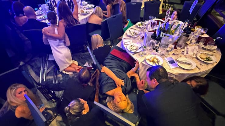 ארה"ב וושינגטון ירי ארוחת כתבי הבית הלבן