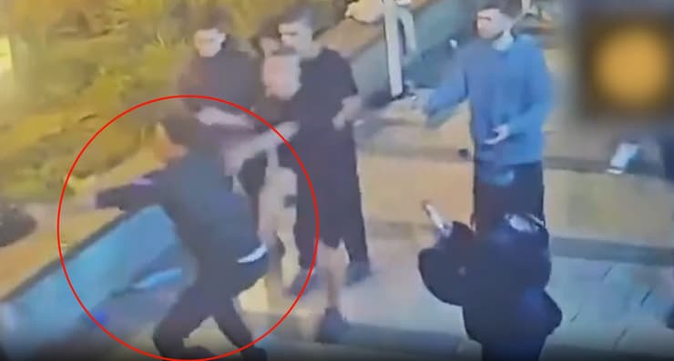  תיעוד  מהרצח של ימנו זלקה בפיצרייה בפ״ת