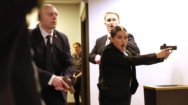 פינוי לאחר הירי בבית הלבן