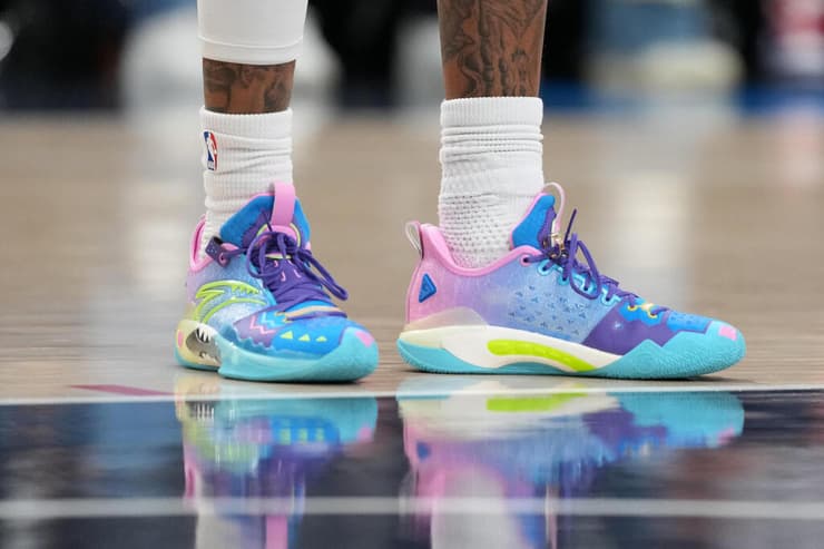 נעלי אנטה ב-NBA (צילום: Kirby Lee-Imagn Images) נעלי אנטה ב-NBA