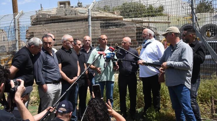 ראשי רשויות בהצהרה