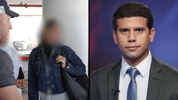 תיעוד ממעצרה של אישה בת 40, תושבת הצפון בחשד שאיימה על איש  תקשורת מוחמד מג'אדלה