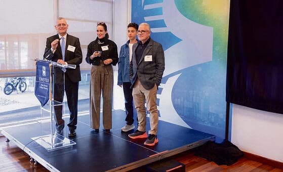 בתיה ועידן עופר באירוע תרומה לתוכנית Bio-Vital במכללת אלברט איינשטיין בניו יורק