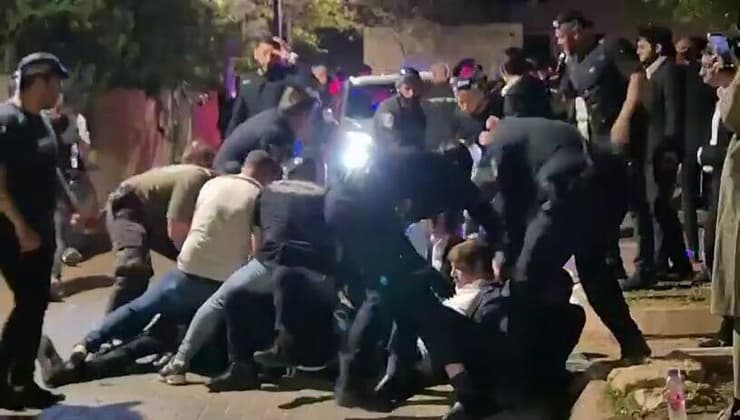  מפגיני הפלג הירושלמי באקשלון