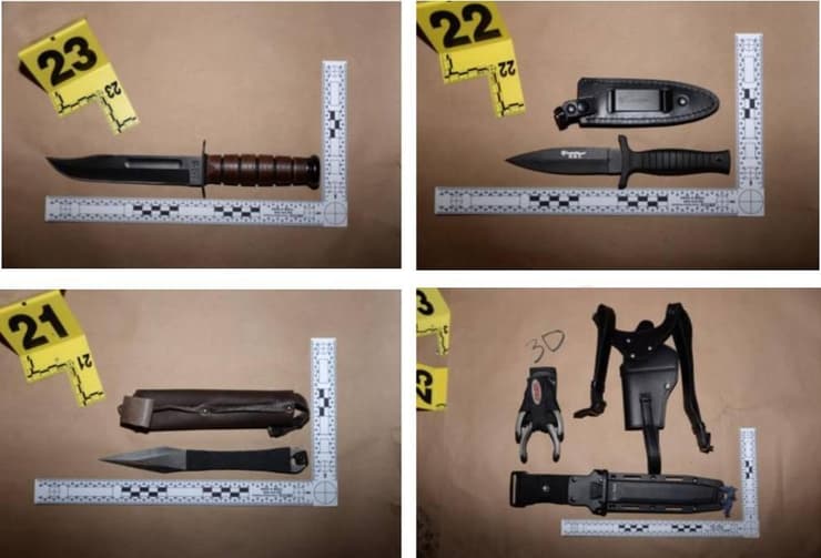 כלי הנשק שבהם החזיק היורה בארוחת כתבי הבית הלבן