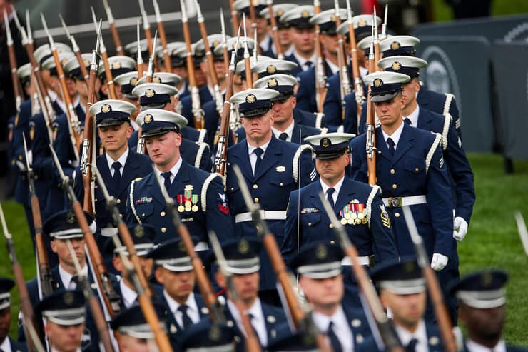 טקס הגעת המלך צ'ארלס והמלכה קמילה לבית הלבן