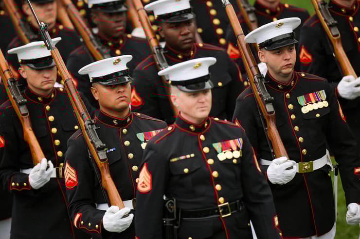 טקס הגעת המלך צ'ארלס והמלכה קמילה לבית הלבן