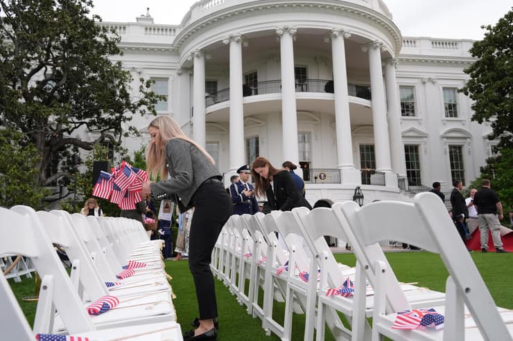 טקס הגעת המלך צ'ארלס והמלכה קמילה לבית הלבן