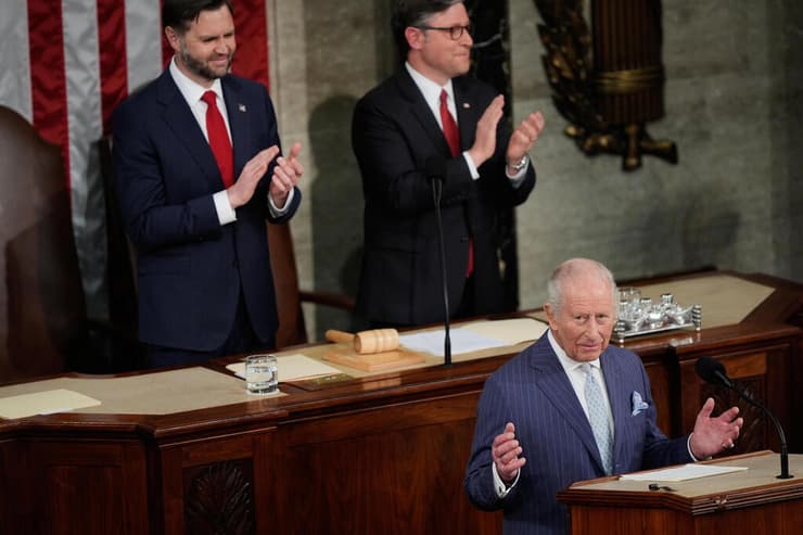 נאום מלך בריטניה צ'רלס ב הקונגרס של ארה"ב וושינגטון