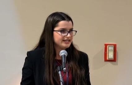 ליאת שוורץ בנאום בעצרת למען ישראל