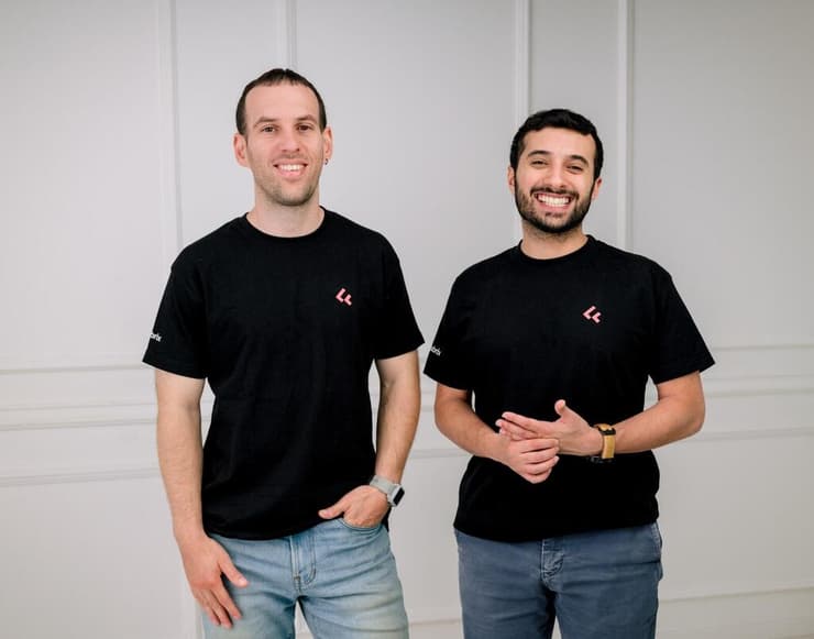 מייסדי fabrix מימין אופיר יעקוביאן ורז רוטנברג 