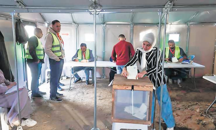 הבחירות המקומיות היחידות ברצועה, דיר אל־בלח, שבת