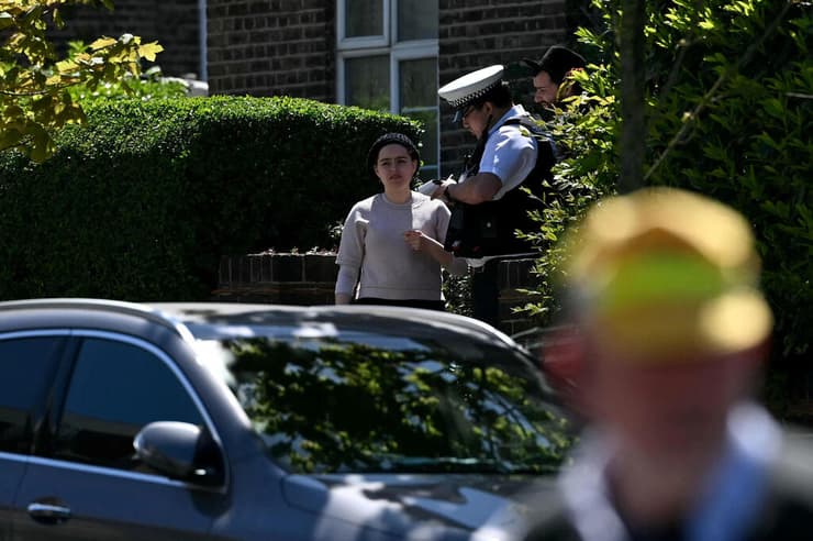 כוחות בזירת הפיגוע האנטישמי בלונדון