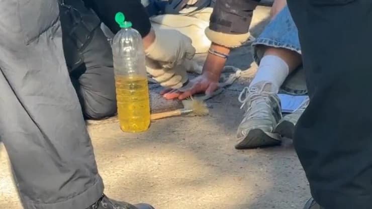 פעילים פרו פלסטינים חסמו מפעל נשק בברלין במחאה על אספקת אמצעי לחימה לישראל