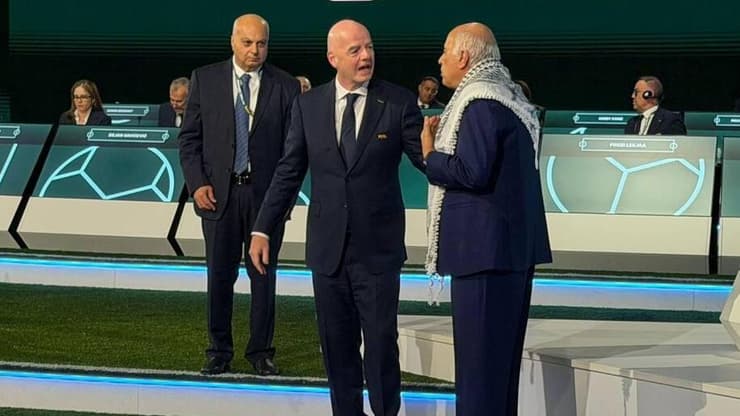ג'יבריל רג'וב ג'אני אינפנטינו ממלא מקום יו"ר ההתאחדות לכדורגל באסם סולימאן