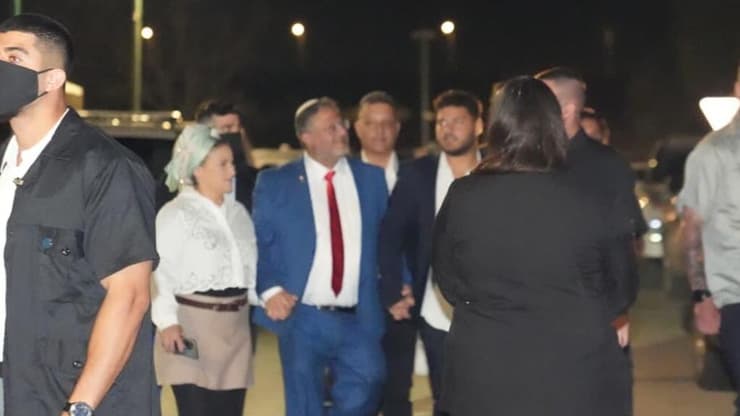 איתמר ואיילה בן גביר בחגיגות יום ההולדת שלו