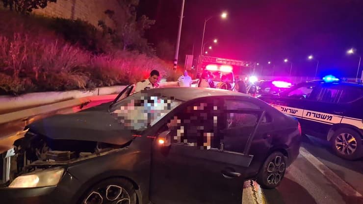 תיעוד מהזירה בכביש 431