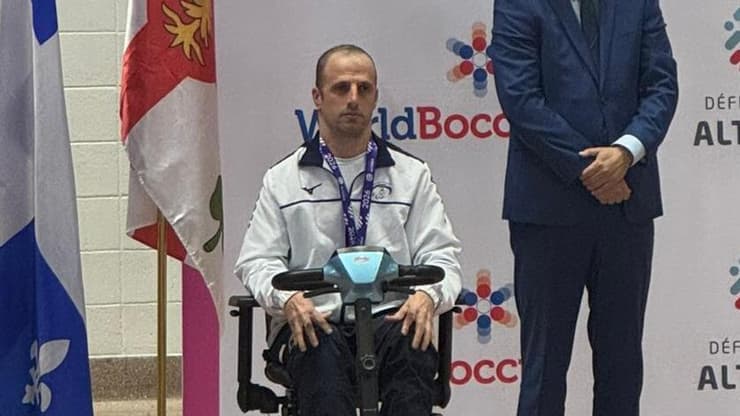 נדב לוי מדליית כסף בוצ'ה