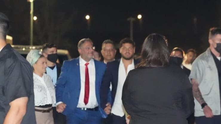 איתמר ואיילה בן גביר בחגיגות יום ההולדת שלו