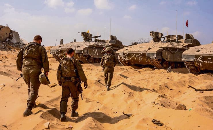 "בזיקים כל מטווח היה מרוהט". לוחמים בשטחי היערכות (למצולמים אין קשר לידיעה)