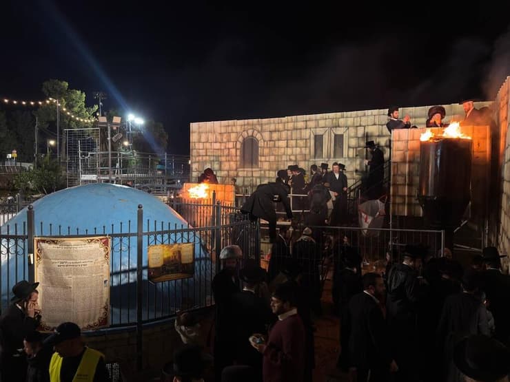 הדלקת המדורה הראשונה במירון