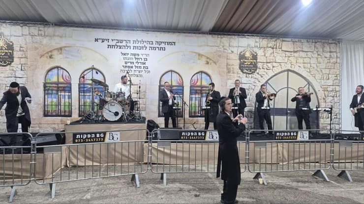 האוהל הגדול של אור הרשב"י בהילולה שבמירון