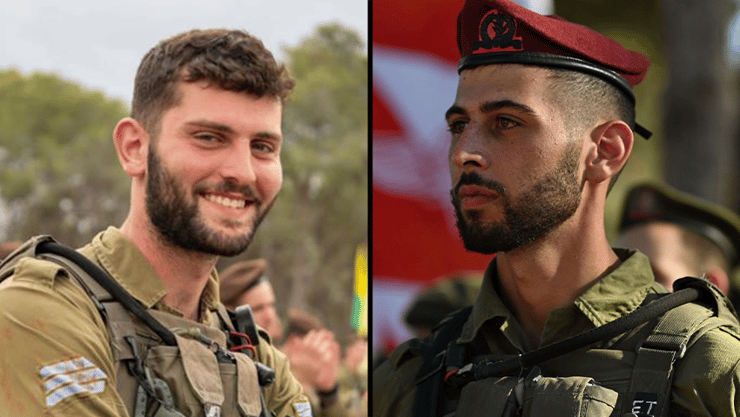 מימין: סרן אייל מבורך טויטו ז"ל; משמאל: סמ"ר מיכאל בן חמו ז"ל