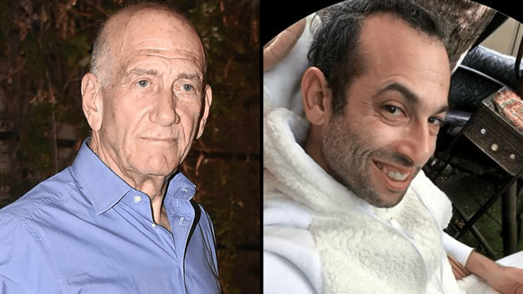 אלירן סימן טוב החשוד שירק לעבר אהוד אולמרט