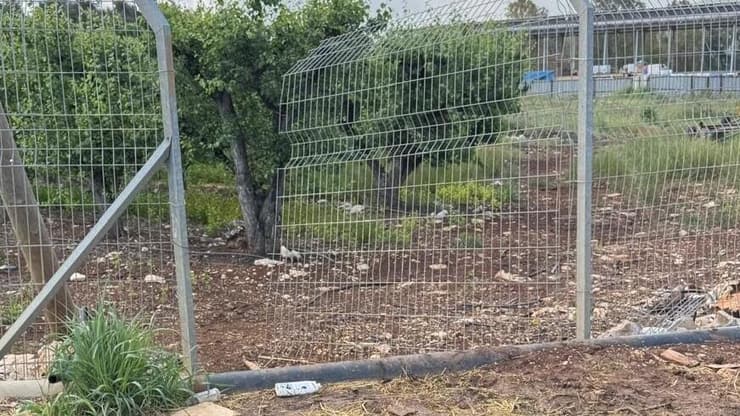 הנזקים באזור מרום בעקבות מסתננים למירון