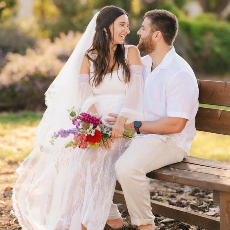 בני הזוג אלון פרייבך ודני נחמד. חתונה מרגשת (צילום: עדן מור) בני הזוג אלון פרייבך ודני נחמד. חתונה מרגשת