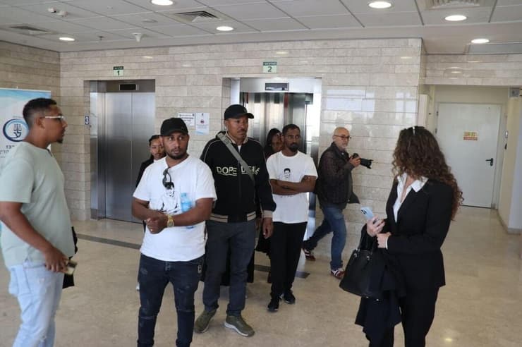 משפחתו של ימנו זלקה ז"ל בבית המשפט המחוזי בלוד